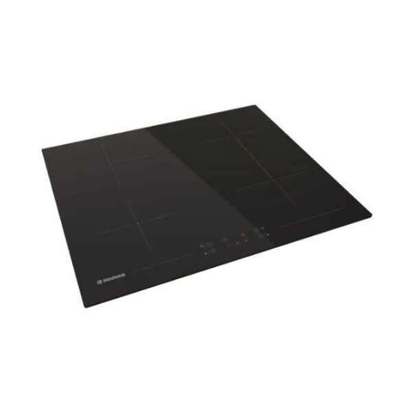 60cm 4 Zone Electric Ceramic Hob, Black on Glass - Hoover HH64BVT - Naamaste London Homewares - 3