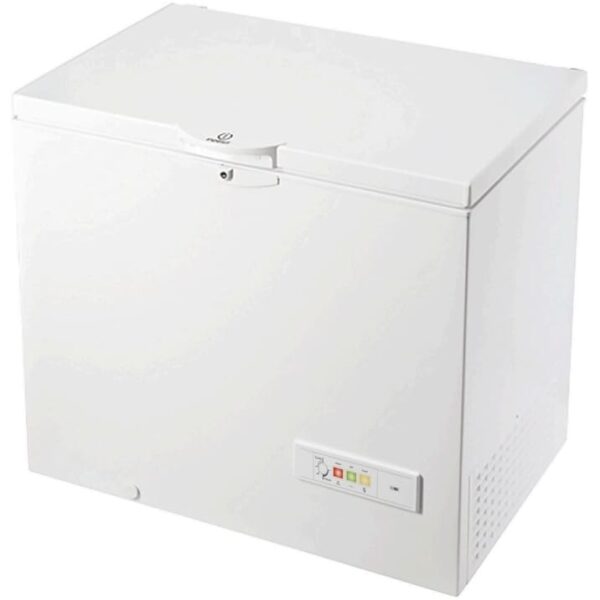252L Low Frost Freestanding Chest Freezer, White - Indesit OS2A250H21 - Naamaste London Homewares - 1