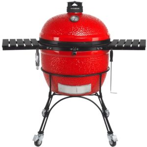 Big Joe 2 Charcoal BBQ Grills, Red - Kamado Joe BJ24RHC - Naamaste London Homewares - 1