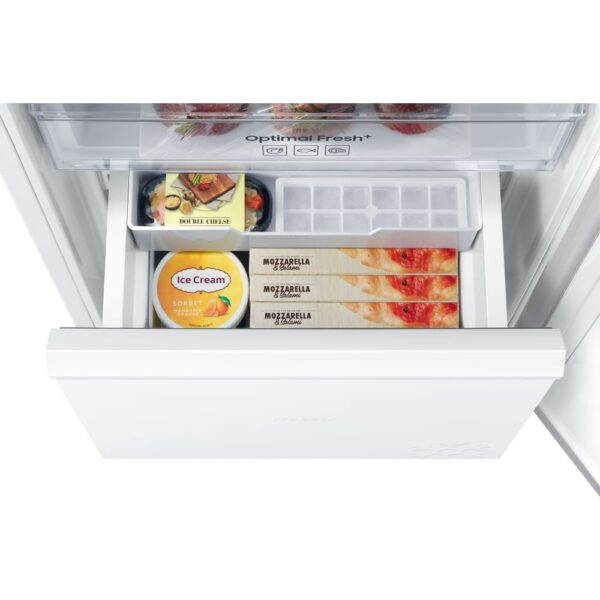 Built-In Integrated Freezer & Larder Fridge Pack, White - Samsung - Naamaste London Homewares - 3