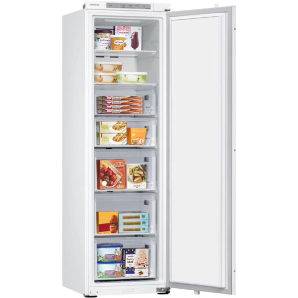 Built-In Integrated Freezer & Larder Fridge Pack, White - Samsung - Naamaste London Homewares - 10