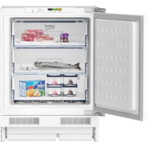 94L Sliding Hinge Integrated Freezer, White - Beko BSF4682 - Naamaste London Homewares - 1