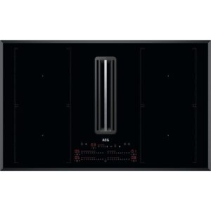 83cm Vented Induction Hob, Black, A+ Rated - AEG CDE84751FB - Naamaste London Homewares - 1