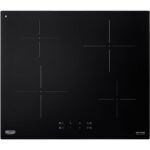 60cm Black 4 Zone Induction Hob - DeLonghi DPIN 60 - Naamaste London Homewares - 1