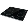 60cm Black 4 Zone Ceramic Hob - Hisense E6432C - Naamaste London Homewares - 3