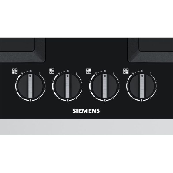 60cm 4 Burner Gas Hob Black - Siemens EP6A6HB20 iQ500 - Naamaste London Homewares - 3