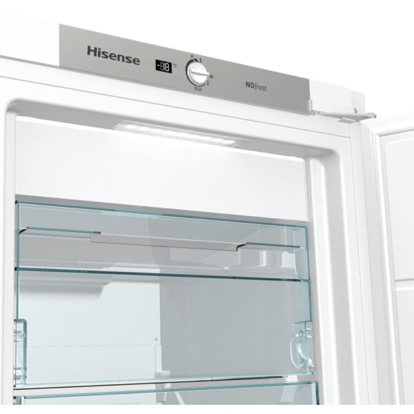 212L Built-In Integrated Freezer, Sliding Hinge, White - Hisense FIV276N4AWEUK - Naamaste London Homewares - 5