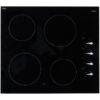 60cm 4 Zone Electric Ceramic Hob, Black Frameless - CDA HC6212FR - Naamaste London Homewares - 6