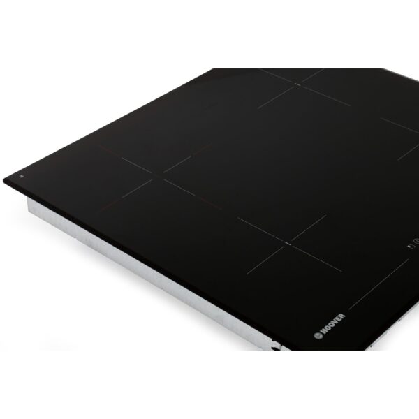 60cm 4 Zone Electric Ceramic Hob, Black on Glass - Hoover HH64DB3T - Naamaste London Homewares - 4