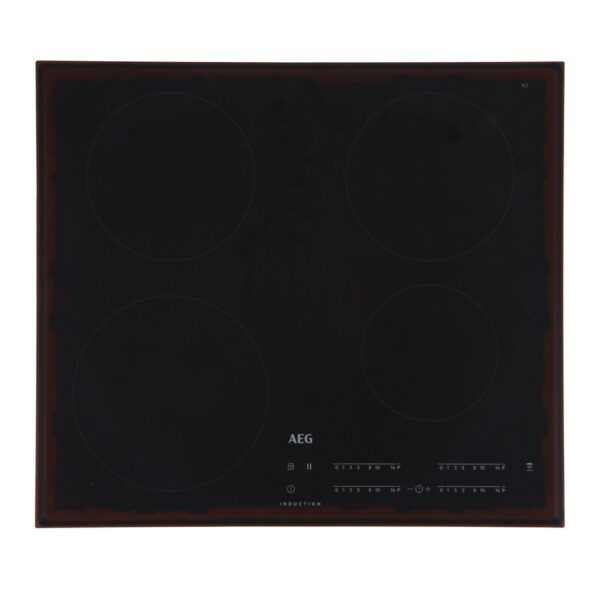 60cm 4 Zone AEG Induction Hob, Black - IKB64401FB - Naamaste London Homewares - 1