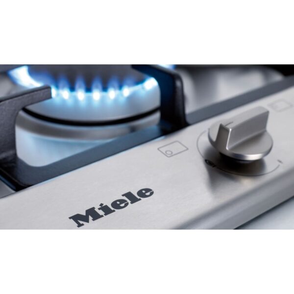 65cm 4 Burner Gas Hob Stainless Steel - Miele KM2010 - Naamaste London Homewares - 2