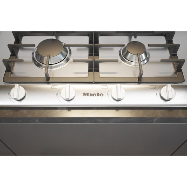 65cm 4 Burner Gas Hob Stainless Steel - Miele KM2010 - Naamaste London Homewares - 5