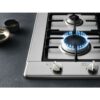 65cm 4 Burner Gas Hob Stainless Steel - Miele KM2010 - Naamaste London Homewares - 6