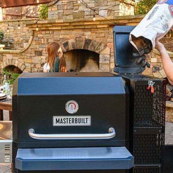 Gravity 1050 30"Charcoal BBQ Grills, Smoker Black - Masterbuilt MB20041320 - Naamaste London Homewares - 3