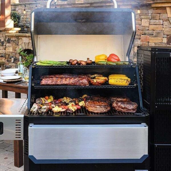 Gravity 1050 30"Charcoal BBQ Grills, Smoker Black - Masterbuilt MB20041320 - Naamaste London Homewares - 6