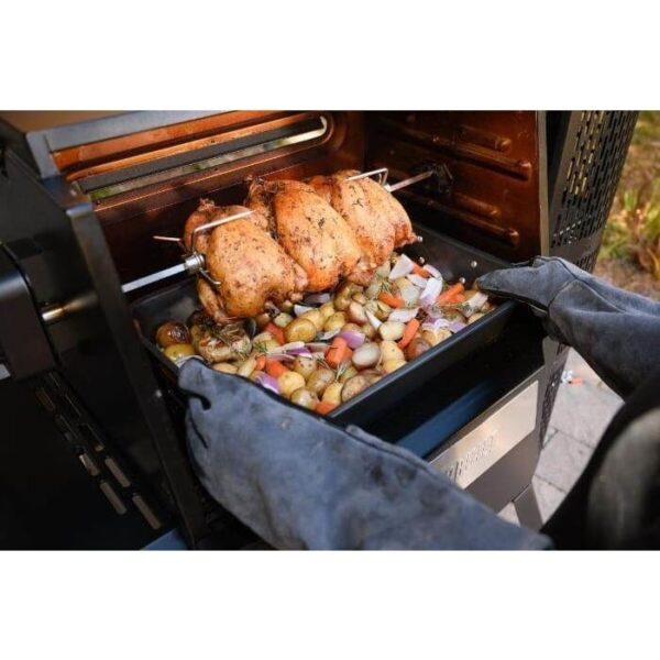 Gravity 1050 Charcoal BBQ Grills, with Rotisserie Pack, Black - Masterbuilt - Naamaste London Homewares - 11