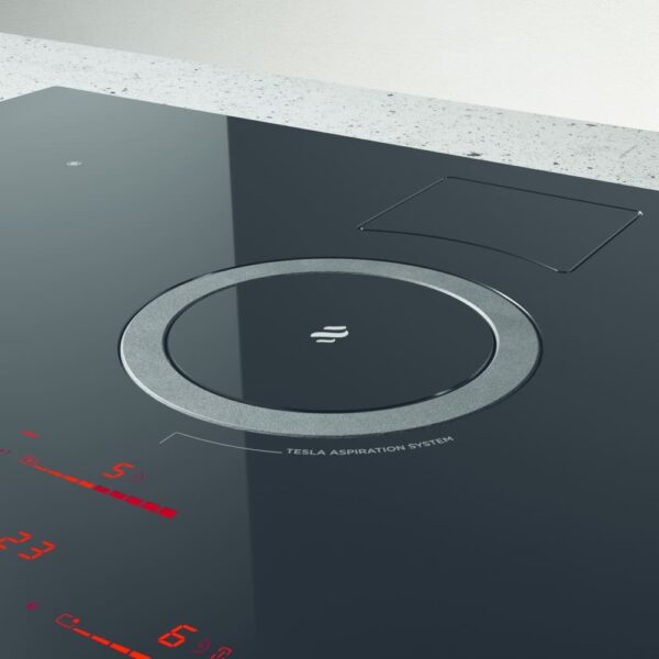 83cm NikolaTesla Vented Induction Hob, Black - Elica NT-SWITCH-BK-RC - Naamaste London Homewares - 6