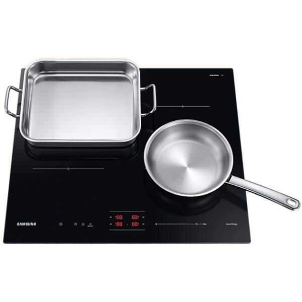 59cm Slim Fit Samsung Induction Hob Black - NZ64B5066 - Naamaste London Homewares - 10