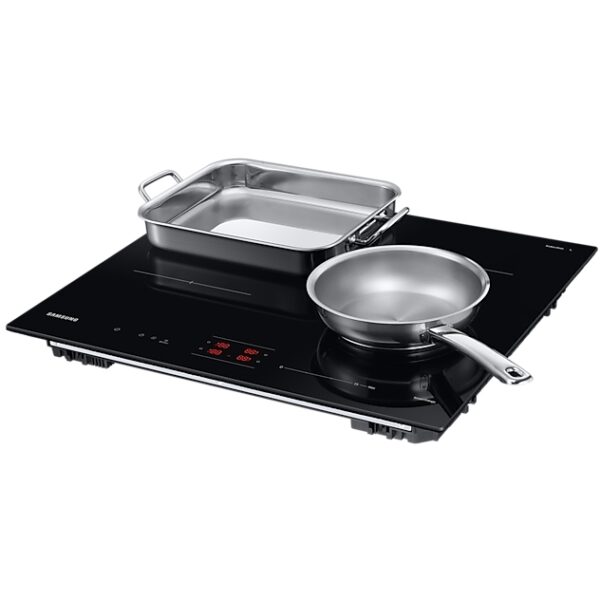 59cm Slim Fit Samsung Induction Hob Black - NZ64B5066 - Naamaste London Homewares - 11