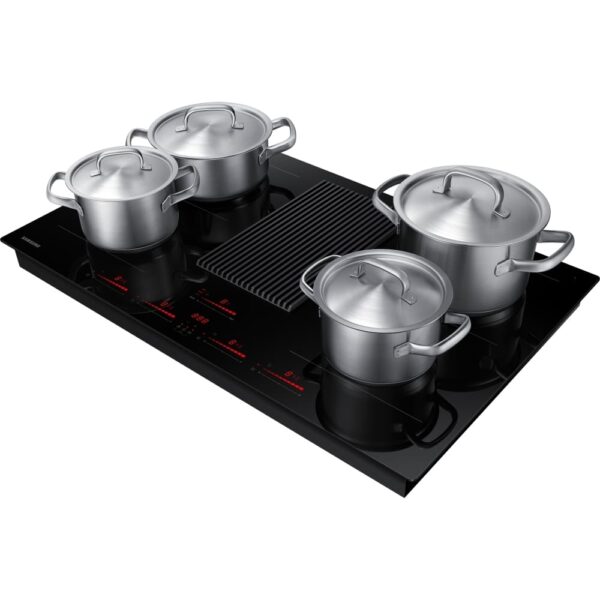 83cm Black Vented Induction Hob, Frameless - Samsung NZ84T9747VK - Naamaste London Homewares - 10