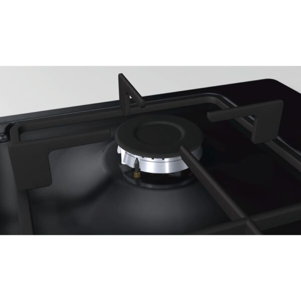 60cm Black 4 Burner Bosch Gas Hob - PBP6B6B60 Series 2 - Naamaste London Homewares - 4