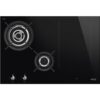 75cm Classic Mixed Fuel Hob, Black Frameless - Smeg PM3743D - Naamaste London Homewares - 1