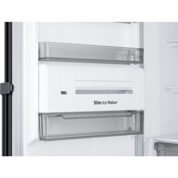 323L Bespoke Tall Freezer One Door, Clean Black - Samsung RZ32C76GE22 - Naamaste London Homewares - 8