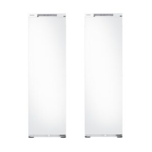 Built-In Integrated Freezer & Larder Fridge Pack, White - Samsung - Naamaste London Homewares - 1