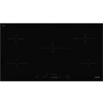 90cm 5 Zone Electric Ceramic Hob, Black Frameless - Smeg SE495ETD Naamaste London Homewares - 1