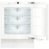 60cm No Frost Built-Under Integrated Freezer, White - Liebherr SUIGN1554 - Naamaste London Homewares - 1