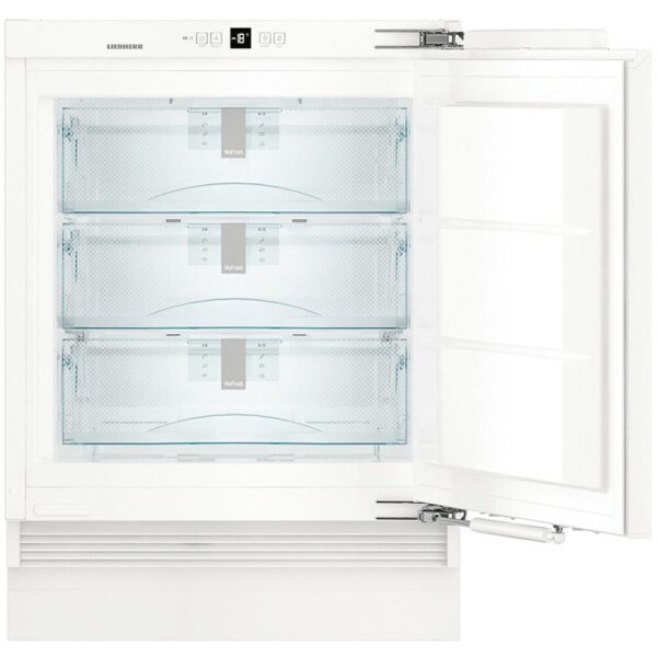 60cm No Frost Built-Under Integrated Freezer, White - Liebherr SUIGN1554 - Naamaste London Homewares - 1
