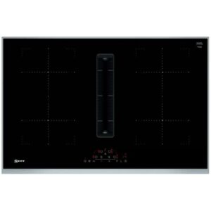 80cm Vented Induction Hob with Extractor, Black - Neff T48TD7BN2 N70 - Naamaste London Homewares - 1