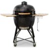 64cm Limited 25 Charcoal BBQ Grills, Black - Kamado Bono TQ0025 - Naamaste London Homewares - 3