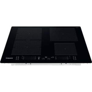 59cm Black 4 Zone Induction Hob, Frameless - Hotpoint TS 5760F NE - Naamaste London Homewares - 1