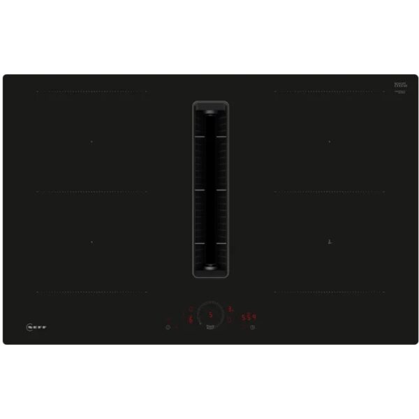 80cm Vented Induction Hob, Black B Rated - Neff V58PHQ4C0 N70 - Naamaste London Homewares - 1