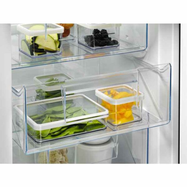 98L Low Frost Integrated Freezer, White - Zanussi ZUAN88ES - Naamaste London Homewares - 4