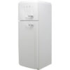 265L Retro Static Smeg Fridge Freezer, 80/20, White - FAB30LWH5UK - Naamaste London Homewares - 5