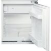 60cm Integrated Under counter Fridge with Ice Box, Stainless Steel - Indesit INBUF011 - Naamaste London Homewares - 1