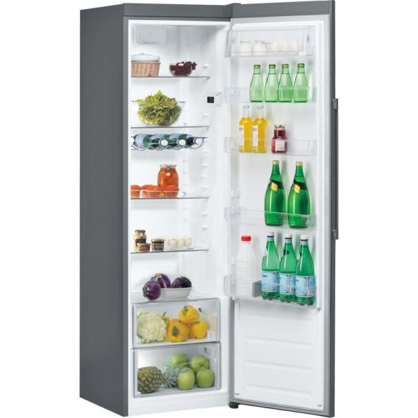 371L Freestanding Tall Larder Fridge, Grey - Hotpoint SH8A2QGRDUK - Naamaste London Homewares - 2