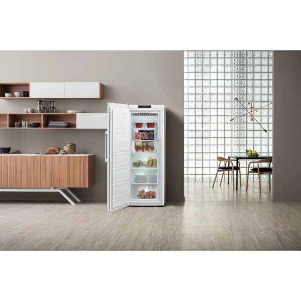 228L Frost Free Tall Freezer, White - Hotpoint UH6F2CW - Naamaste London Homewares - 4