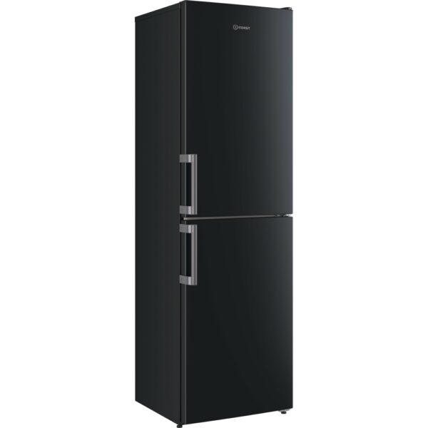 229L Low Frost Black Fridge Freezer, 50/50 - Indesit IB55732BUK - Naamaste London Homewares - 2