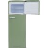 162L Meadow Retro Fridge Freezer, 80/20, Green - CDA Betty - Naamaste London Homewares - 4