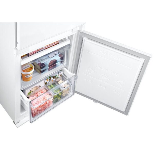 267L SpaceMax Integrated Fridge Freezer with Total No Frost, White - Samsung BRB26600FWW - Naamaste London Homewares - 4