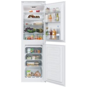 228L No Frost Integrated Fridge Freezer, 50/50, White - Candy CB50N518FK - Naamaste London Homewares - 1