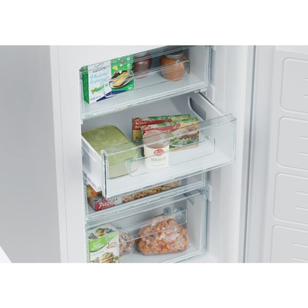 233L Static Integrated Fridge Freezer, Sliding Hinge, White - Candy CBES50S518FK - Naamaste London Homewares - 6