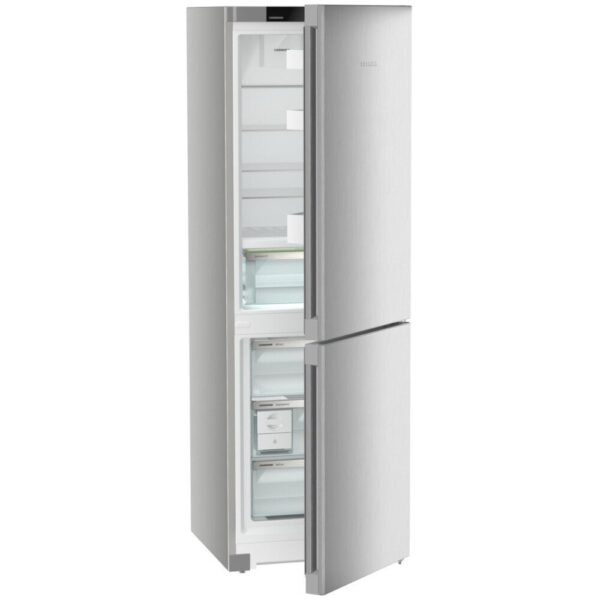 321L No Frost Freestanding Fridge Freezer, 70/30, Silver, C Rated - Liebherr CBNsfc522i - Naamaste London Homewares - 3