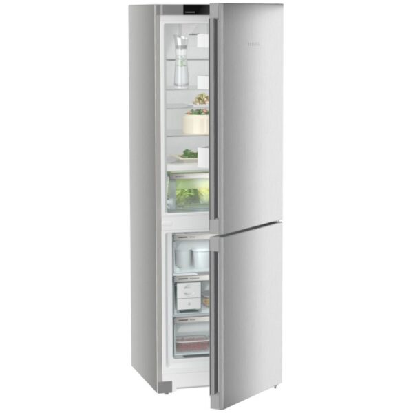 321L No Frost Freestanding Fridge Freezer, 70/30, Silver, C Rated - Liebherr CBNsfc522i - Naamaste London Homewares - 6