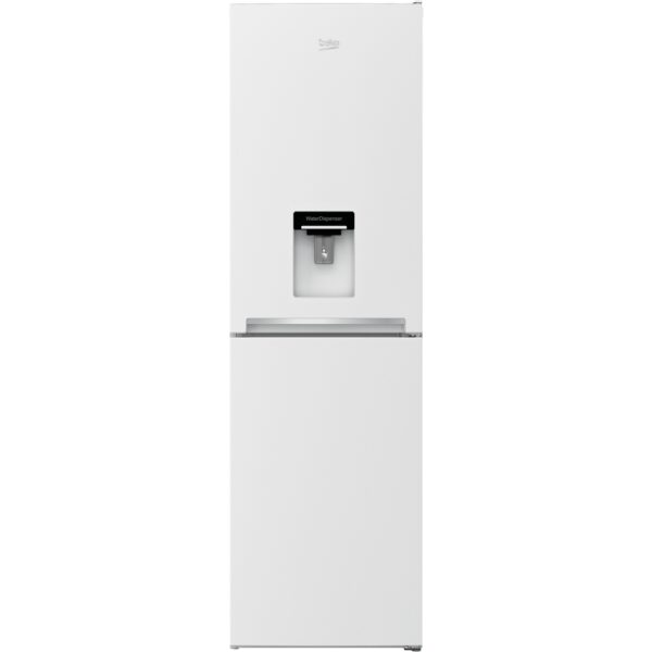 268L Frost Free Beko Fridge Freezer, 50/50, White - CFG4582DW - Naamaste London Homewares - 1