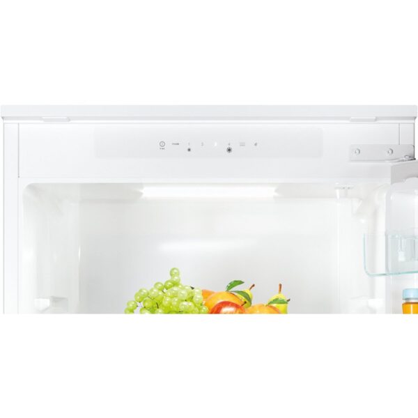 264L Low Frost Integrated Fridge Freezer, Sliding Hinge, White - Candy CFL3518F - Naamaste London Homewares - 2