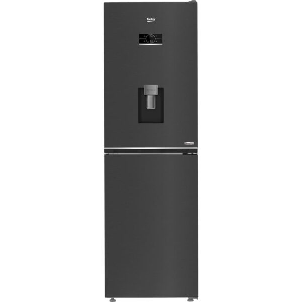 317L Frost Free Beko Fridge Freezer, 50/50, Black - CNG5692DVPZ - Naamaste London Homewares - 1